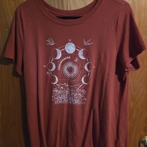 Torrid Rust Celestial Graphic Tee